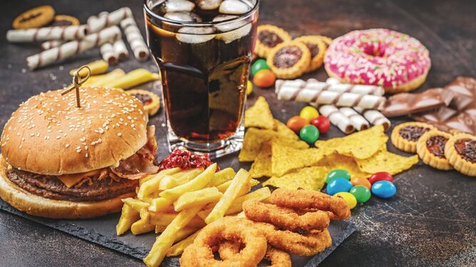 Aquí vemos una mala alimentación.